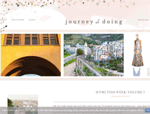 Tablet Screenshot of journeyofdoing.com